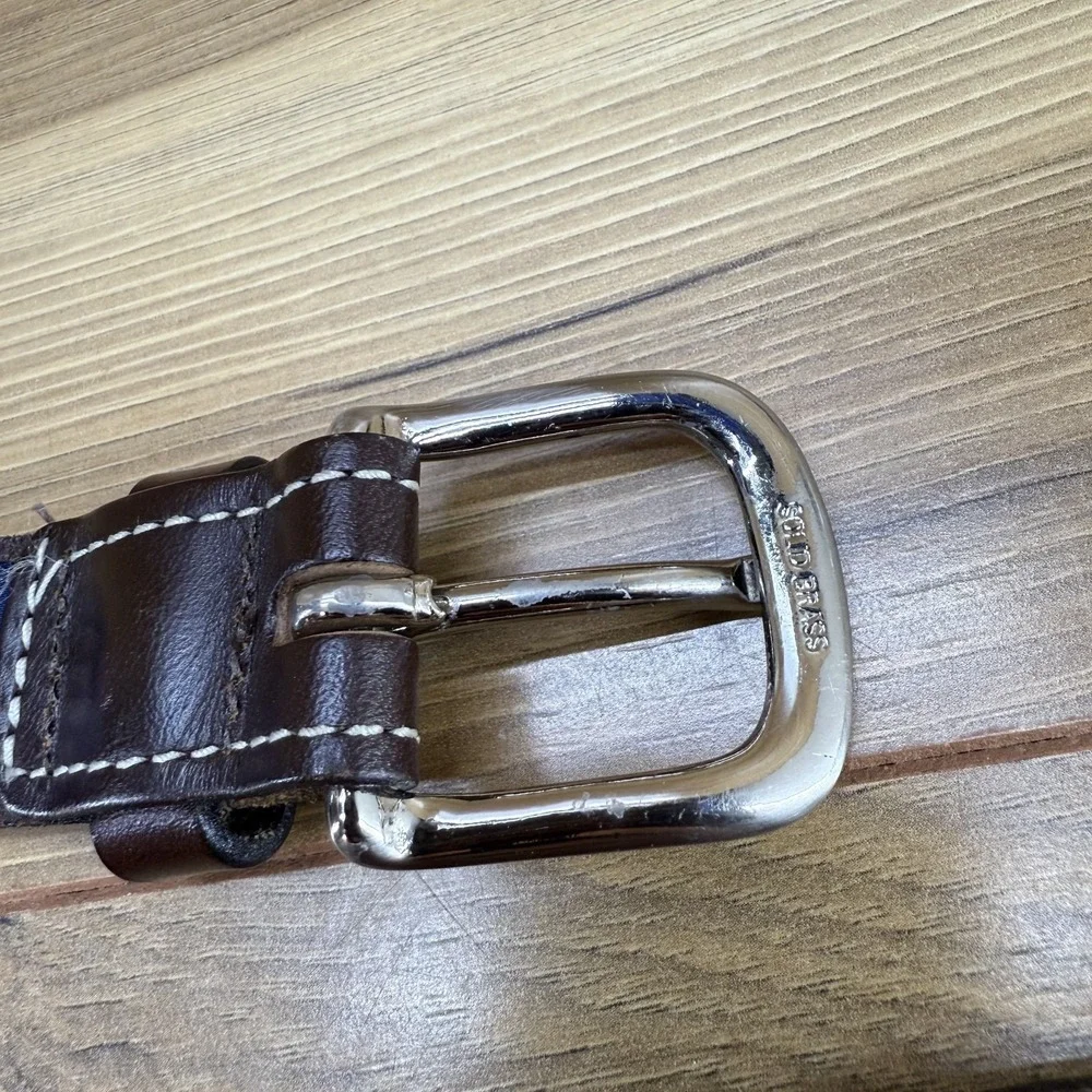 Vineyard Vines Young Mens Boys 26 American Flat Navy Blue Golf Belt